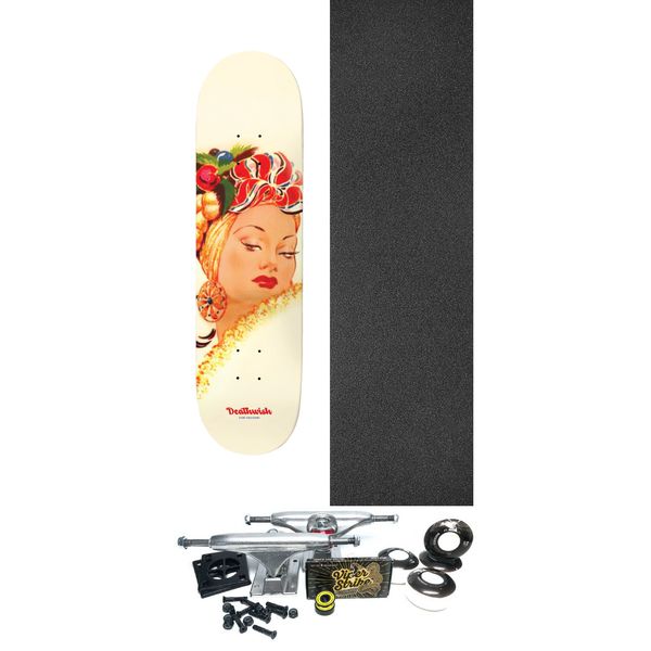 Deathwish Skateboards Yuri Facchini Bonito Skateboard Deck - 8.38" x 32" - Complete Skateboard Bundle